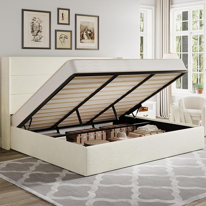The Art of Hidden Storage: How Lift-Up Beds Keep Bedrooms Calm and Clutter-Free