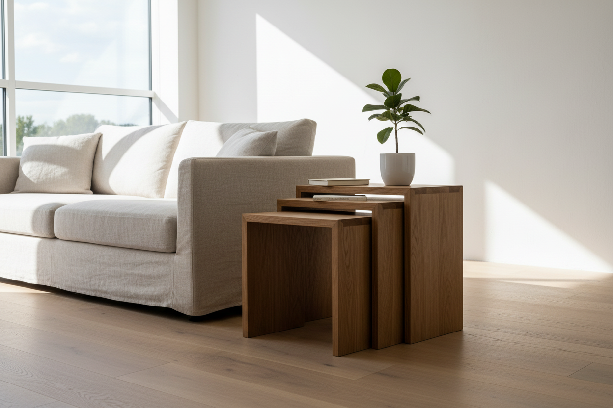 The Art of Layered Living: How Modern Nesting Tables Keep Small Spaces Flexible