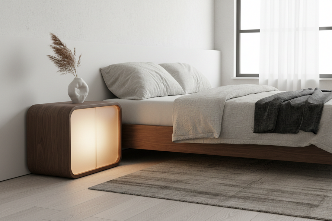 The Art of Bedside Ambiance: How Integrated Lighting Nightstands Elevate Bedroom Calm