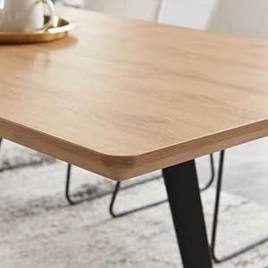 ZckyCine 67" Expandable Dining Table Set with Chairs – Modern Rectangular Wooden Table, Space-Saving Multifunctional Furniture for Kitchen, Apartment, or Small Dining Room