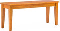 Boraam Shaker Bench, Oak 15 x 44 x 18