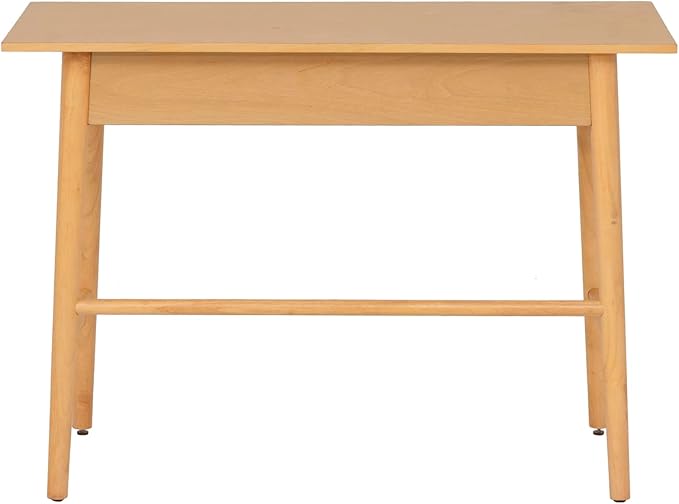 Linon Melissa Natural Wooden One Drawer Writing Desk