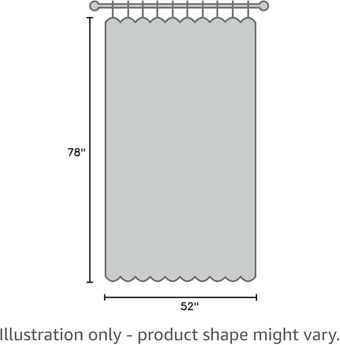 Vatge Door Curtains for Doorways - Faux Linen Accordion Style Doors Curtains for Open Closet, Bedroom, and Laundry Room, Bifold Door Cover for Doorway,1 Panel with Tieback, W52 x L78, Blue
