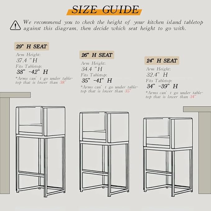 Modern Counter Height Bar Stools,Bar Stools Set of 4,Fabric Upholstered Barrel Barstools with Backs,26'' Kitchen Island Chairs,Metal Gold Frames,Off White Linen