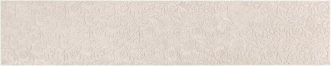 Vaukki 2x10 Runner Rug for Living Room, Soft Fluffy Washable Modern Floral Indoor Floor Mat, Non Slip Shaggy Boho Accent Throw Carpet for Bedroom, Living Room, Nursery and Dining Room, Beige