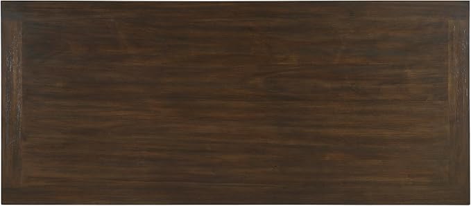 Lexicon 79" Dining Table for 8, Modern Rectangular Dining Room Table, Solid Acacia Wood Dining Table, Modern Wood Table with Solid Wood Leg for Kitchen/Dining/Living Room, Easy Assembly, Dark Brown