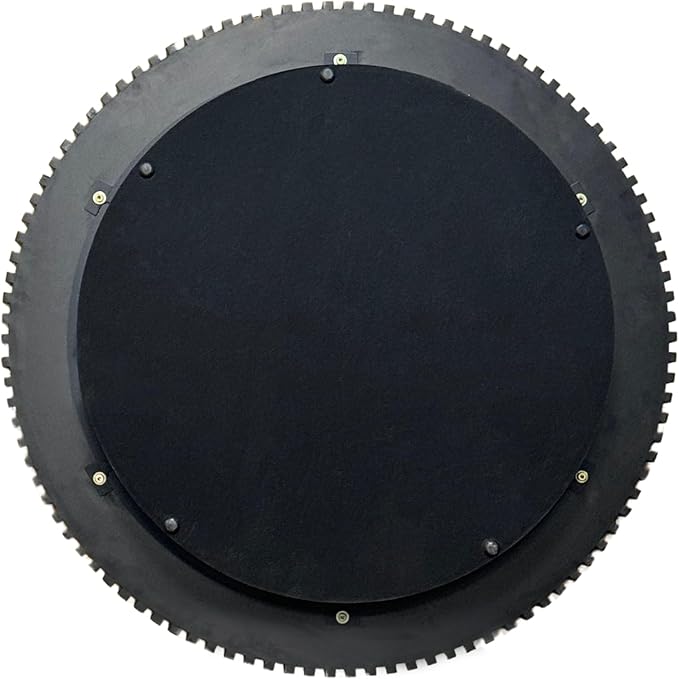 39.37" Round Coffee Table with Storage for Living Room Wood Coffee Table Contemporary Circle Center Table for Apartment, Easy Assembly, Black