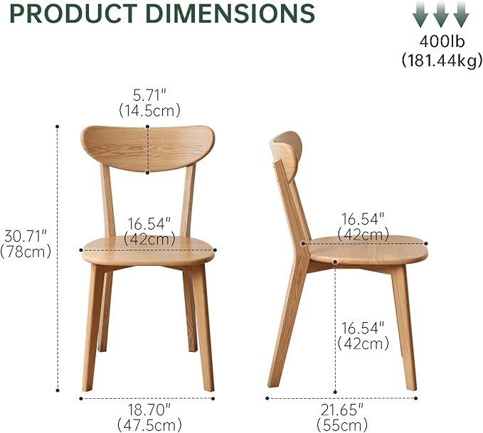 47’’-63’’ 100% Oak Extendable Dining Table Chairs and Bench Set, Solid Wood Folding Kitchen Table, Mid Century Modern Dinner Table for Kitchen, Living Room, Natural (47''-63''+2Chairs+47''Bench)