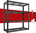40W Garage Storage Shelves,2200LBS Metal Storage Shelves,Adjustable Heavy Duty Metal Garage Shelving Units Industrial Shelving for Garage,Basement,Warehouse,19.6" D x 39.37" W x 59.84" H