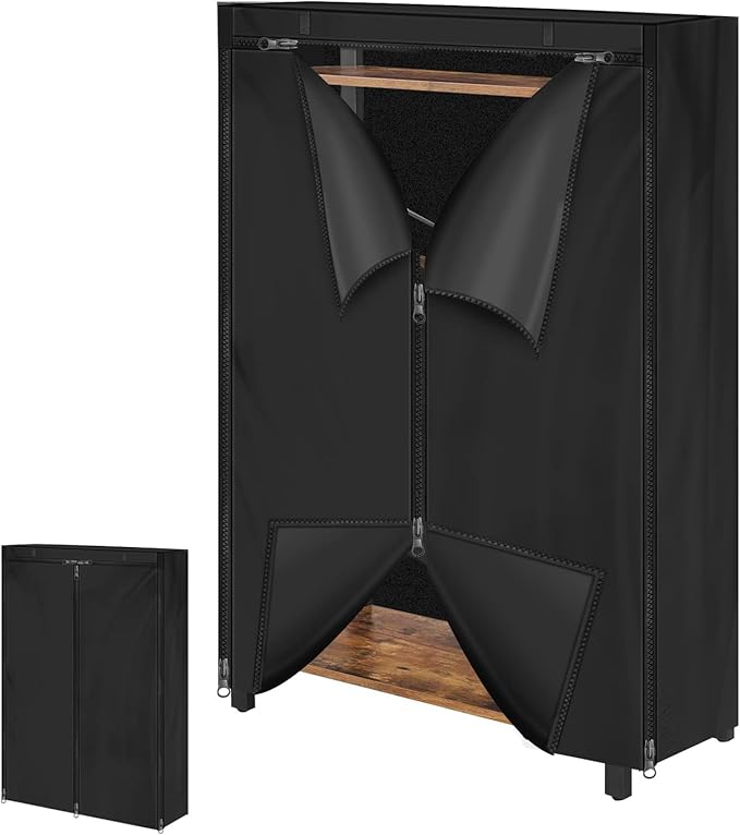 Storage Shelving Unit Cover Waterproof Shelf Cart Cover Protective Outdoor Indoor Storage Rack Dust Covers (36 D x 18 W x 72 H)