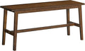 HOOBRO 39.3'' Bamboo Dining Bench, Farmhouse Kitchen Table Bench, Kitchen & Living Room Furniture, Easy to Assemble, Sturdy and Stable, Mocha MA03CD01G2