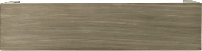 GDFStudio Farmhouse Acacia Wood Dining Bench, Light Gray Oak