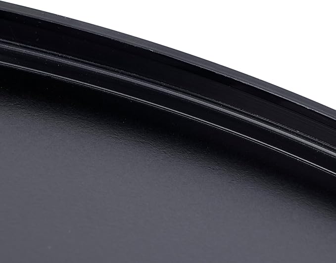 Smartxchoices Pack of 2 Black Large Round Mirrors 36 Inch, Metal Frame Wall Mounted Circle Mirrors, Vanity Mirror Wall Bathroom Décor, Washrooms, Living Rooms, Entryway
