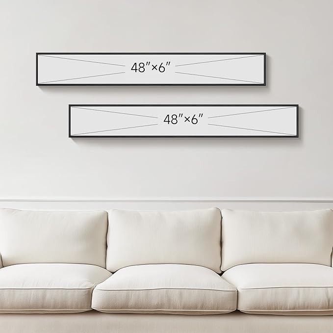 Long Narrow Framed Neutral Abstract Vertical Wall Art Set, 2 Piece Modern Canvas Prints Paintings Artwork for Walls, Beige Green Minimalist Pictures for Hallway Entryway Living Room Bedroom Wall Decor
