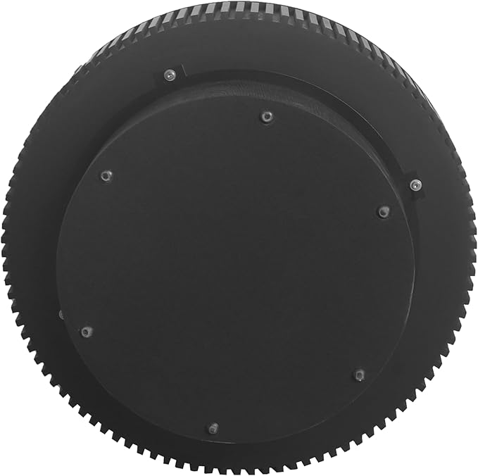 Round Coffee Table with Storage, Modern Handcraft Drum Coffee Table Wood Circle Center Table for Living Room Apartment, 31.49" Black
