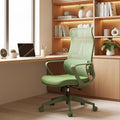 High Back Ergonomic Colorful Office Chair, Breathable Nylon Mesh Desk Chair with Adjustable Lumbar Support, 300LBS Swivel Rolling Computer Chair for Home Office Work, Green (Americana, Green)