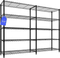 Garvee 71"Wide Storage Shelves Metal Shelving Units 5 Tier, Wire Shelving Rack 1325LBS Heavy Duty Adjustable for Storage, 71"W x 15.8"D x 70.5"H Standing Shelf Unit, for Kitchen Garage Pantry Basement