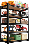 Garage Storage Shelves 5-Tier,Garage Storage System Shelves Adjustable,Storage Shelving for Basement,Pantry,Kitchen,Warehouse (1, 72" H x 35.4" W x 15.7" D)