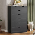 Tall 7 Drawer Dresser, Black Modern Chest of Drawers for Bedroom,Closet Dressers with Drawers for Living Room, Entryway, Hallway