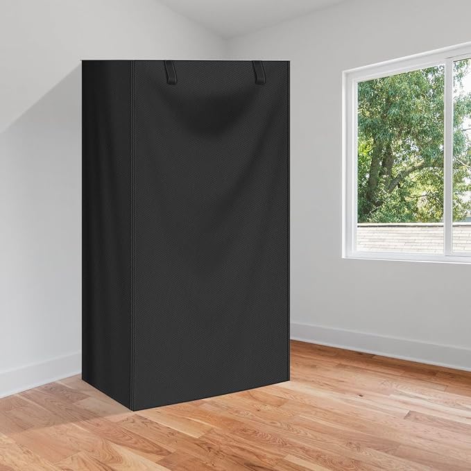Storage Shelf Cover,Waterproof Shelf Cart Cover Protective Outdoor Indoor Wire Rack Dust Cover with Zipper (36" Wx18 Dx72 H)