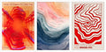 wanyun Vintage Mental Health Meditation Wall Art Set of 3, Odd Hippie Psychedelic Canvas Prints Poster, Inspirational Quotes Wall Decor Picture for Office Bedroom Living Room 12x16 Inch Unframed
