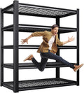 Storage Shelves, 2500lbs Garage Shelving,Adjustable Heavy Duty Shelving Unit,5T Tall Garage Shelves，Metal Standing Shelf Units,Utility Rack For Kitchen Warehouse Industrial Basement 72*36*16