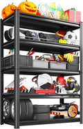 Garage Storage Shelves 5-Tier,Garage Storage System Shelves Adjustable,Storage Shelving for Basement,Pantry,Kitchen,Warehouse (1, 72" H x 46" W x 20" D)