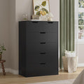 HAUOMS Tall 6 Drawer Dresser, Black Modern Chest of Drawers for Bedroom,Closet Dressers with Drawers for Living Room, Entryway, Hallway