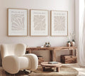Joocrise Scripture Christian Wall Art Set of 3 Beige Bible Verses Wall Decor Neutral Psalm Canvas Wall Art Modern Pictures Flower Prints Christian Artwork for Living Room Bedroom 16x24 Inch Unframed