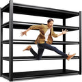 46''W Garage shelving,3000lbs AdjustableTall Heavy Duty Shelving,5T Garage Shelves ,Storage ShelvesUnit，Metal Standing Shelf Units， Utility Rack For Kitchen Warehouse Industrial Basement 71*46*20