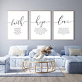 Bible Verses Wall Art Decor Scripture Canvas Wall Art Inspirational Bible Quote Wall Decor Scripture Posters Spiritual Christian Artwork Pictures Wall Painting for Living Room 16x24 Inch Unframed