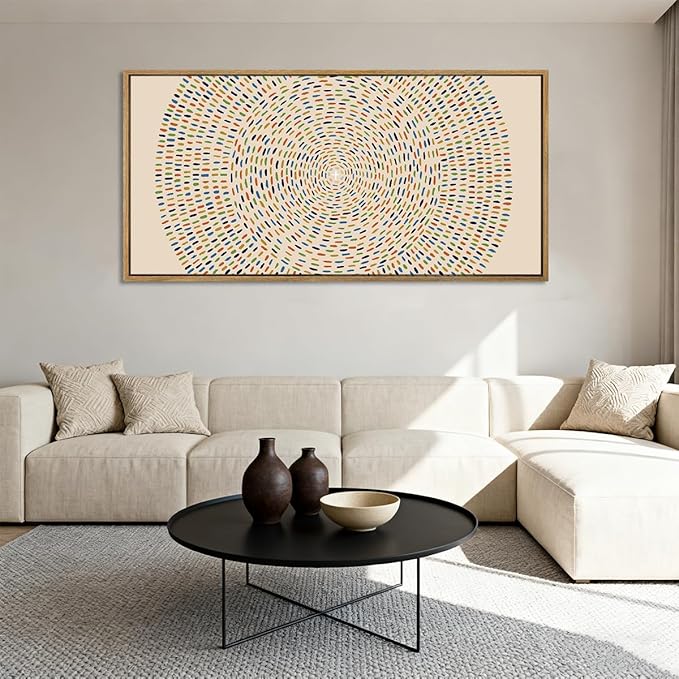 Anyzal Large Jesus Wall Art Framed,Jesus Feeds the 5000 Wall Art,Modern Christian Art Prints,Religious Easter Artwork,Abstract Bible Painting Christian Faith for Home Living Room Bedroom 20"x40"