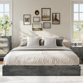 IDEALHOUSE Platform Bed Frame Twin XL Size,Wooden Slat Support,No Box Spring Needed, Easy Assembly