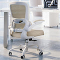 TRALT Office Chair Ergonomic Desk Chair, 330 LBS Home Mesh Office Desk Chairs with Wheels, Comfortable Gaming Chair, High Back Office Chair for Long Hours (Beige)