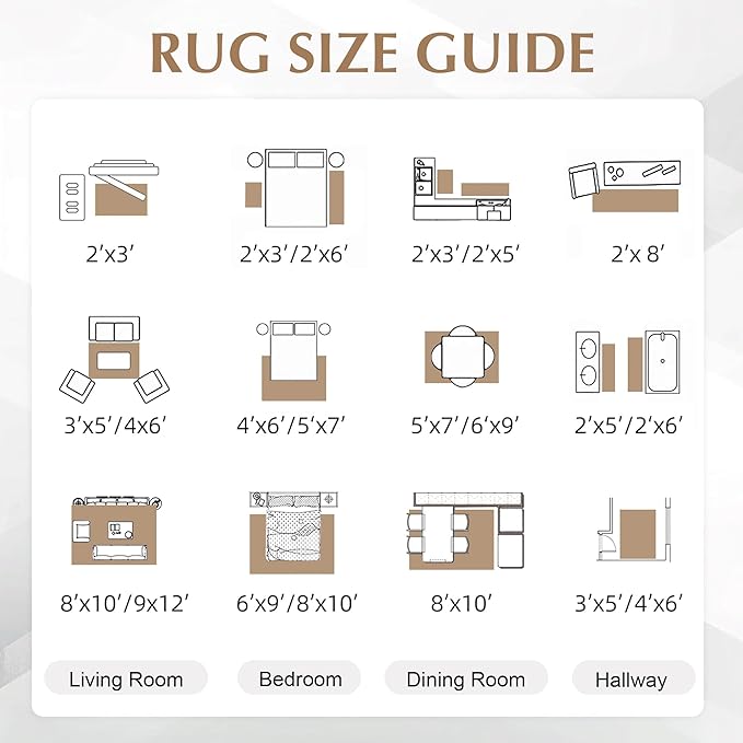 FMFUNCTEX 5x7 Washable Area Rug Abstract Modern Neutral Brown Grey Non Slip Soft Low Pile Thin Accent Indoor Carpet for Living Room Bedroom Dining Office Nursery Bedside Entryway Entrance, Grey Gold