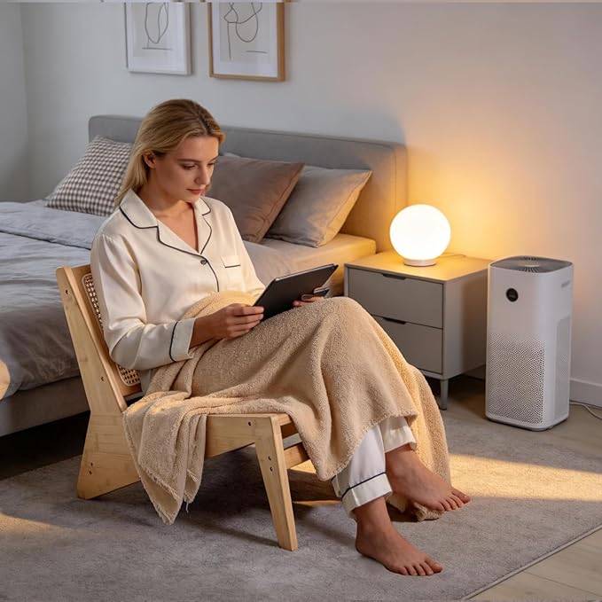 MBOOYOME Mid Century Modern Accent Chair for Living Room, Low Armless Lounge Chair with Solid Wood Frame, Comfy Armchair for Bedroom and Balcony, Wood