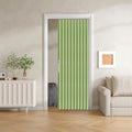 Jilron 100% Blackout Fabric Folding Door Curtain with Magnetic Closure - Accordion Style for Sliding Doors, Closets,Wardrobe and Temporary Door Solutions Doorway Curtains（W42 x L78, Green，1 Panel）
