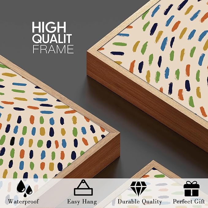 Anyzal Large Jesus Feeds the 5000 Framed Wall Art 16x24 Inch Christian Religious Canvas Wall Decor Minimalist Modern Faith Spiritual Painting for Living Room Bedroom Set of 3