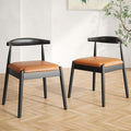 Soohow Dining Chairs Set of 2, Mid Century Modern Kitchen & Dining Room Chairs for Dining Room,Dining Table Chairs with Solid Wood Legs