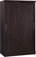 Sauder Homeplus Wardrobe Cabinet with Sliding Doors, Dakota Oak Finish