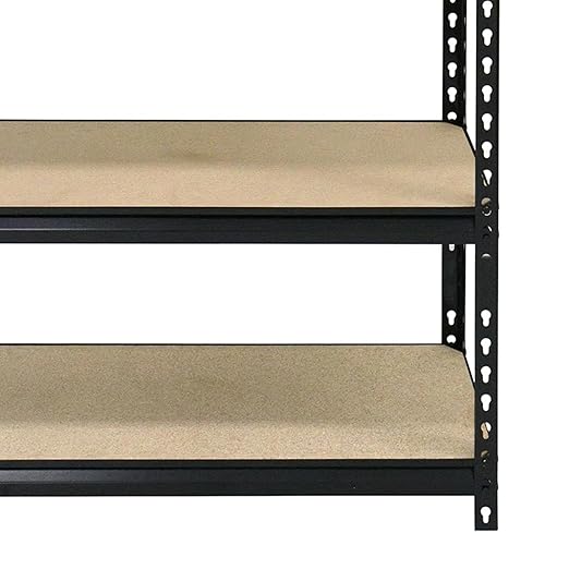 Juggernaut Storage Indoor Outdoor 30" x 60" Standalone 5-Tier Steel Utility Shelving Unit w/Adjustable Shelves for Warehouse, Laundry Room, & Garage