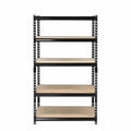 Juggernaut Storage 30"W x 12"D x 60"H Five-Shelf Steel Shelving Unit, 3000 lb Capacity, Black,BSS301260