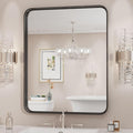 Sweetcrispy 24x36 Inch Black Bathroom Mirrors for Wall, Bathroom Mirrors for Over Sink, Rectangle Wall Decor for Entryway, Bedroom, Vanity