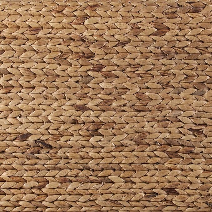 SEI Furniture Woven Coffee Table Bench, White