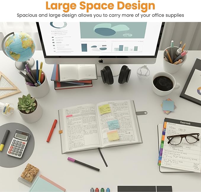 PayLessHere | 47 Inch Computer Desk | White | Office Desk with Metal Frame, Adjustable Feet | Water-Resistant, Scratchproof Surface | Sturdy Writing Table for Home Office or Study | Pack of 1