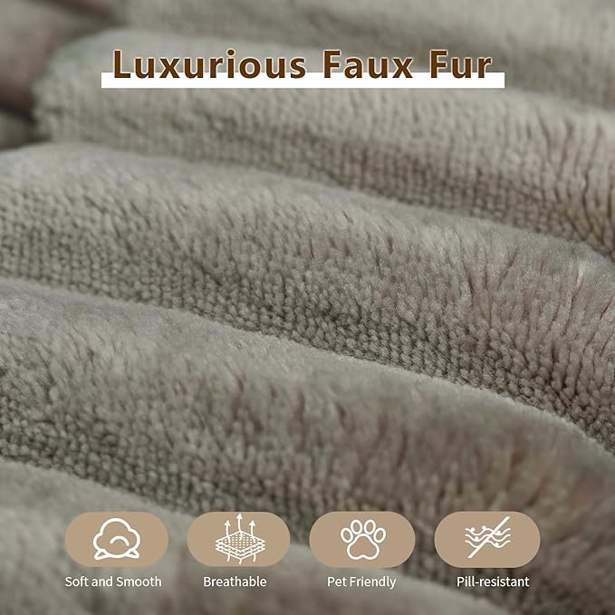 139.4" Modular Sectional Sofa, U-Shaped Minimalist Couches with 2 Ottomans Chaise, Modern Deep Seat Convertible Sleeper Sofa Bed,Cloud Plush Corduroy Fabric, No Assembly Required, 6 Seater, Camel