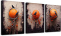 TTHYUEWS Large Canvas Wall Decor For Bedroom Wall Art For Living Room Fashion Modern Office Decorations Wall Paintings Bird Abstract Pictures Posters Inspirational Artworks Home Decor 3 Piece