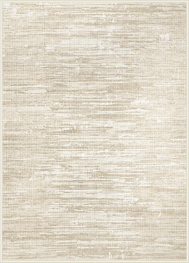Living Room Rugs 9x12: Washable Moroccan Geometric Boho Rug Farmhouse Non Slip Stain Resistant Large Rug Low Pile Soft Carpet for Bedroom Dining Room Children Room (Camel,9'x12')
