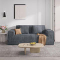 Luxanimarion 75'' Modern Loveseat Sofa, No Assembly Required Comfy Deep Seat Couches 1 pcs for Living Room, Bedroom, Apartment