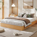 GarveeHome King Size Wood Platform Bed Frame,Wooden Bed Frame Without Headboard, Wood Slat Support,No Box Spring Needed, Easy Assembly